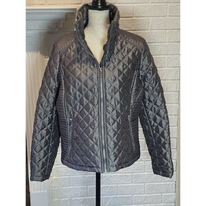 Marc New York Gray Quilted Jacket Size Large